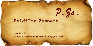 Palócz Zsanett névjegykártya