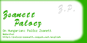 zsanett palocz business card